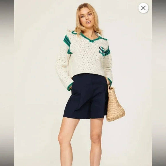 Nicolas Polo Sweater wool
Sandro hand knit fall cream logo casual designer $455 - Picture 3 of 13